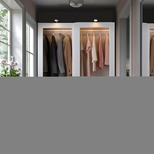 PAX/GRIMO wardrobe with sliding doors