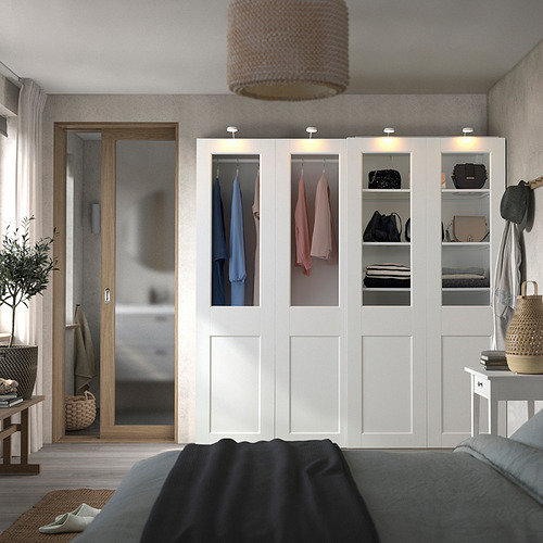 PAX/GRIMO wardrobe with sliding doors