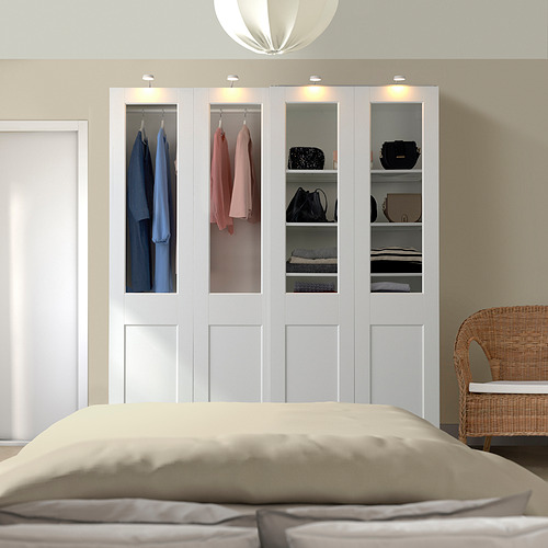 PAX/GRIMO wardrobe with sliding doors