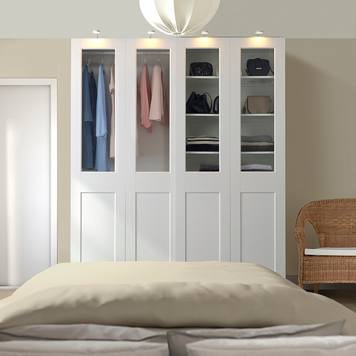 PAX/GRIMO wardrobe with sliding doors