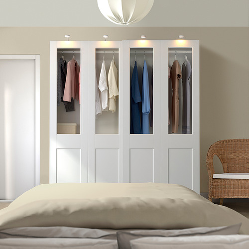 PAX/GRIMO wardrobe with sliding doors