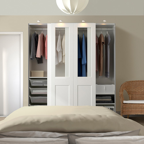 PAX/GRIMO wardrobe with sliding doors