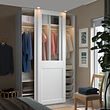 PAX/GRIMO wardrobe with sliding doors
