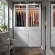 PAX/GRIMO wardrobe with sliding doors