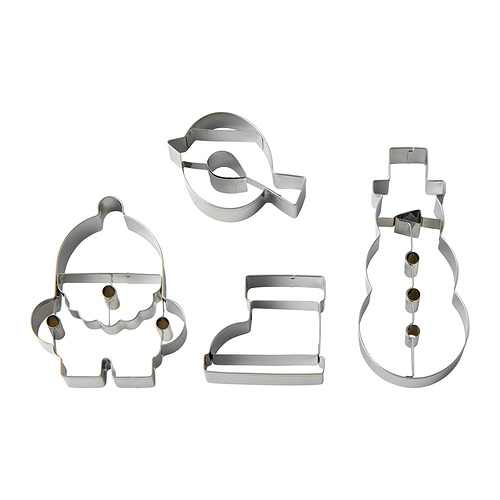 VINTERFINT pastry cutter, set of 4