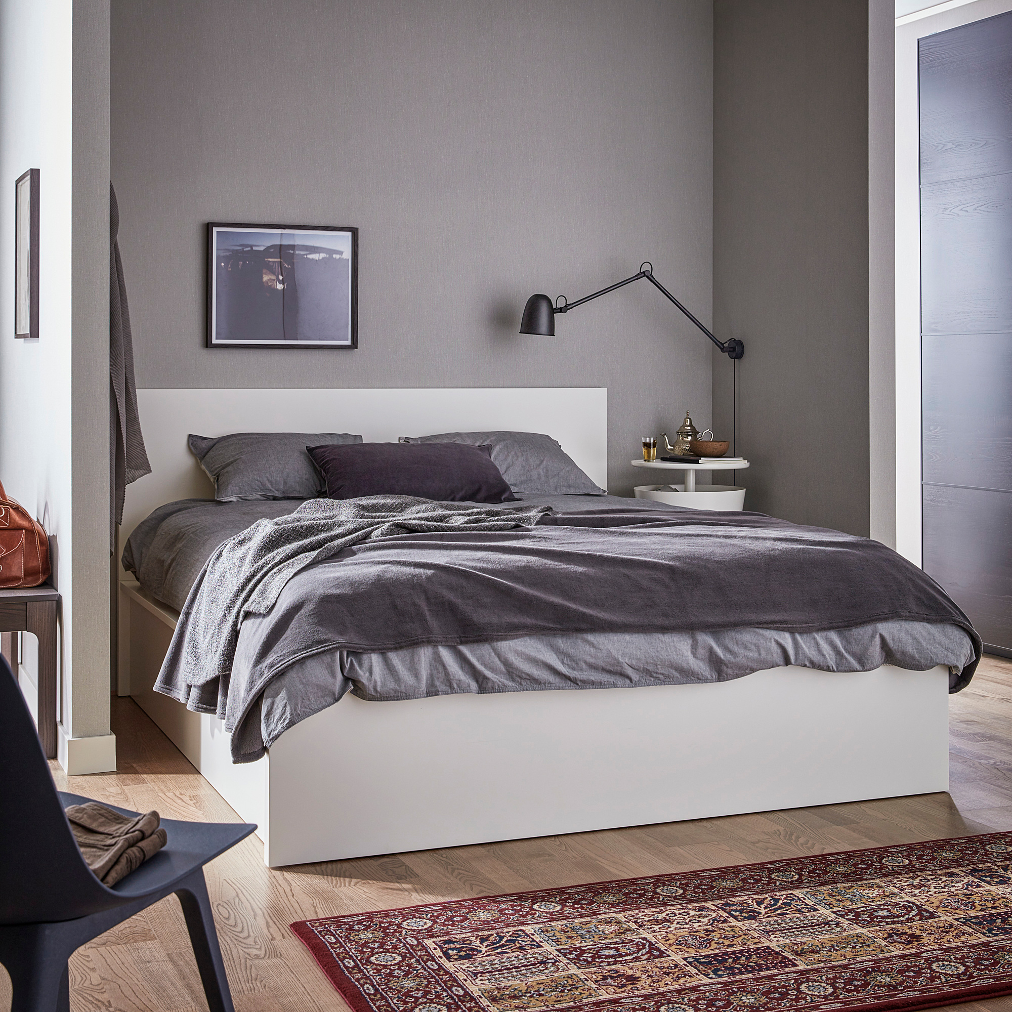MALM ottoman bed, queen IKEA Hong Kong