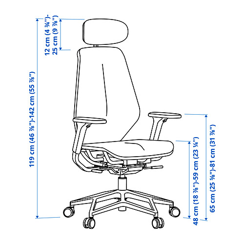 STYRSPEL gaming chair