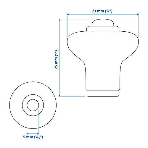 KLINGSTORP knob