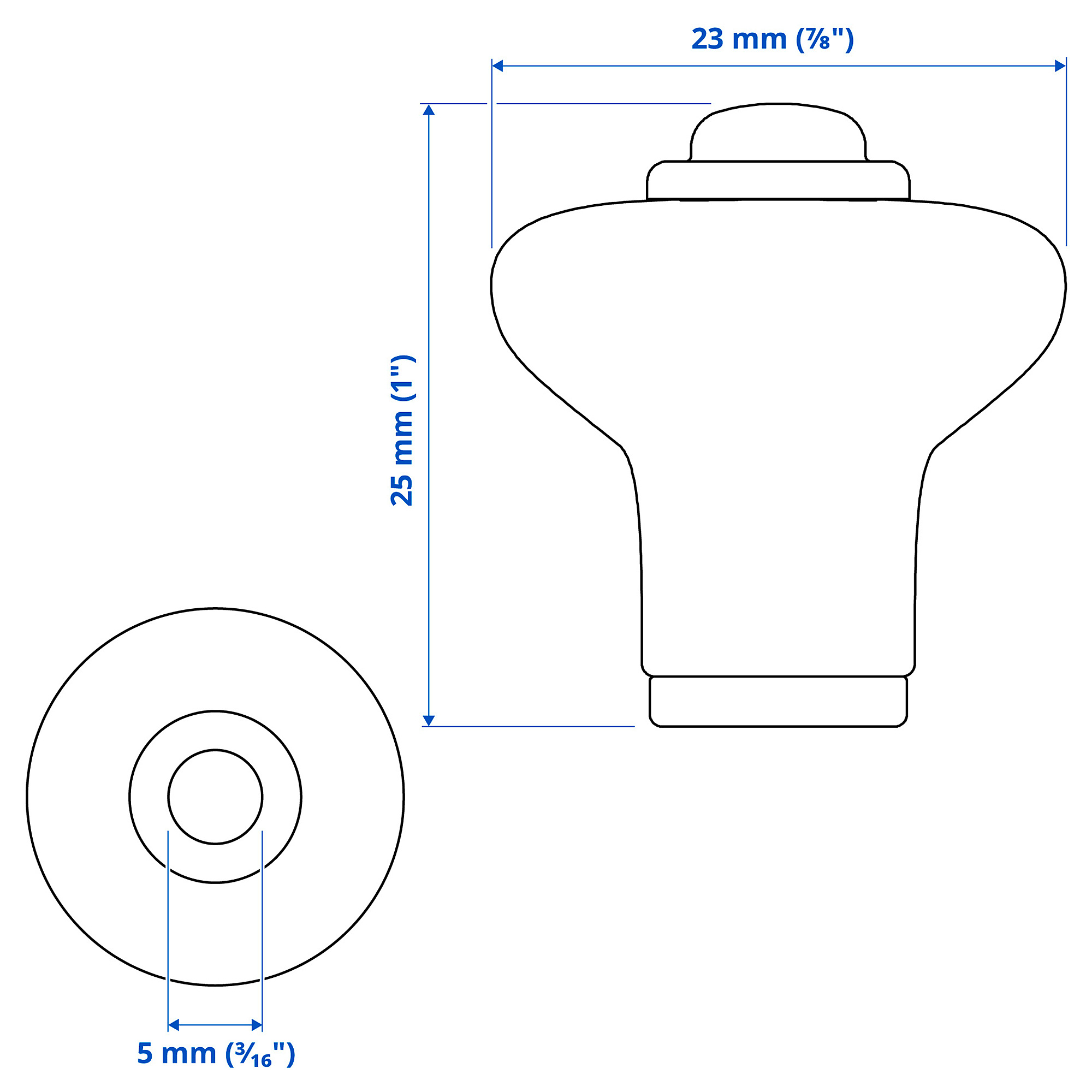 KLINGSTORP knob