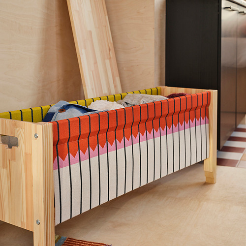 OMMJÄNGE bench with storage