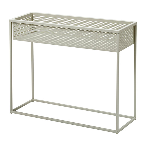 BLÅKRÅKA - 花盆架, 室內/戶外用/淺灰米黃色, 59 厘米 | IKEA 香港及澳門 - E1017401_S4