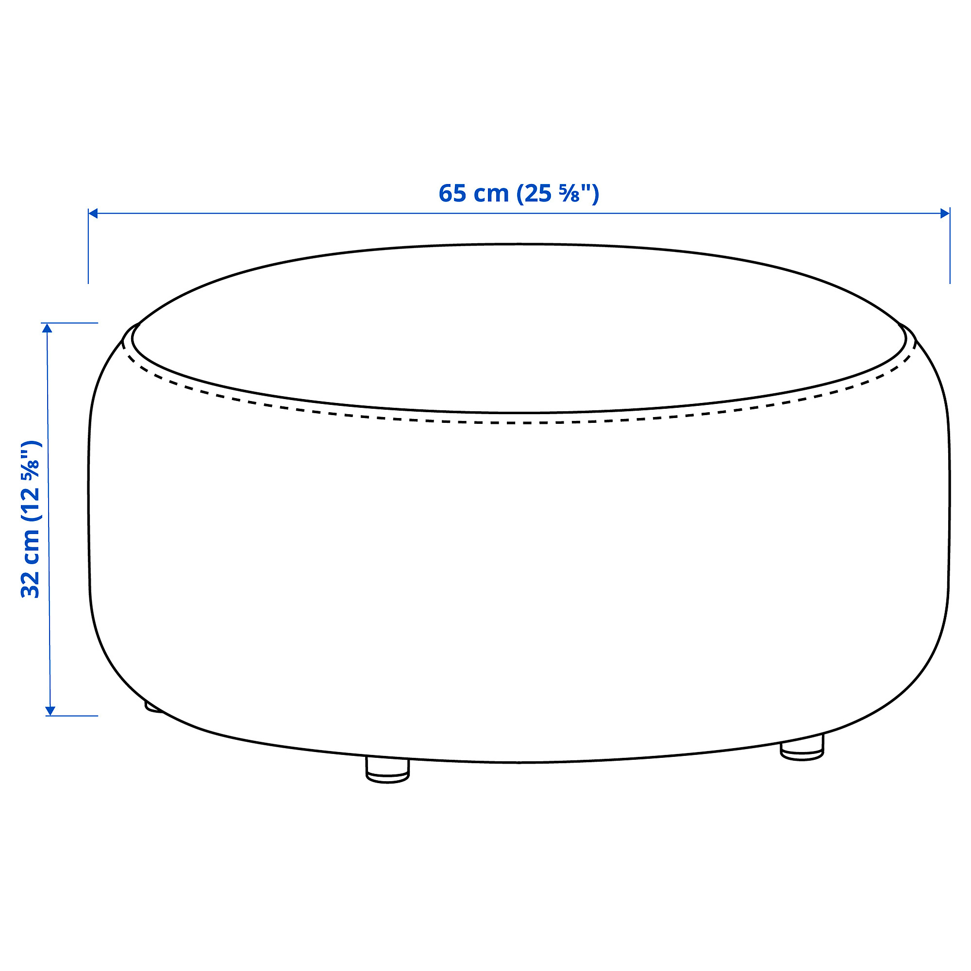 LILLESÄTER pouffe