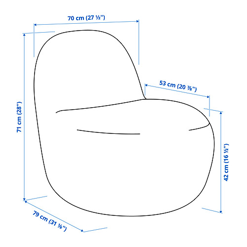 LILLESÄTER 旋轉休閒椅