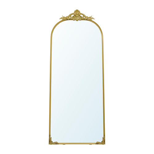 RÅMEBO mirror, goldcolour, 75x168 cm IKEA Hong Kong and Macau