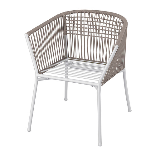 SEGERÖN chair with armrests, outdoor