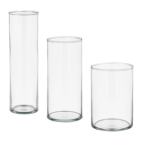 CYLINDER vase, set of 3