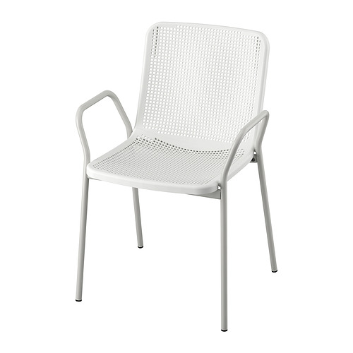 TORPARÖ chair with armrests, in/outdoor