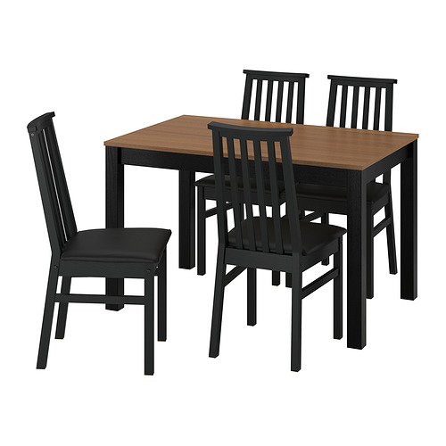 ÅLHULT/ÅLHULT table and 4 chairs