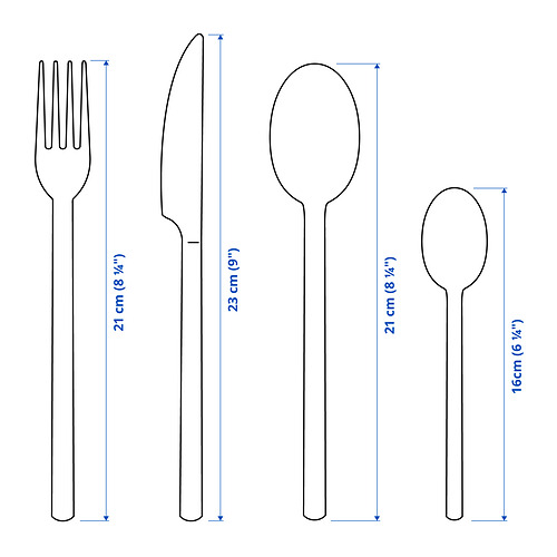 STOCKHOLM 2025 24-piece cutlery set