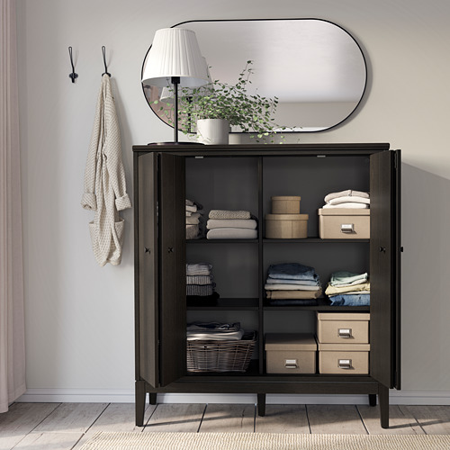 IDANÄS cabinet with bi-folding doors