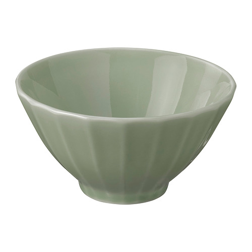 STRIMMIG - 碗, 粗陶器 淺灰綠色, 11 厘米 | IKEA 香港及澳門 - E1017570_S4