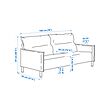 MANNARP 3-seat sofa