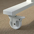 MITTZON foldable table with castors