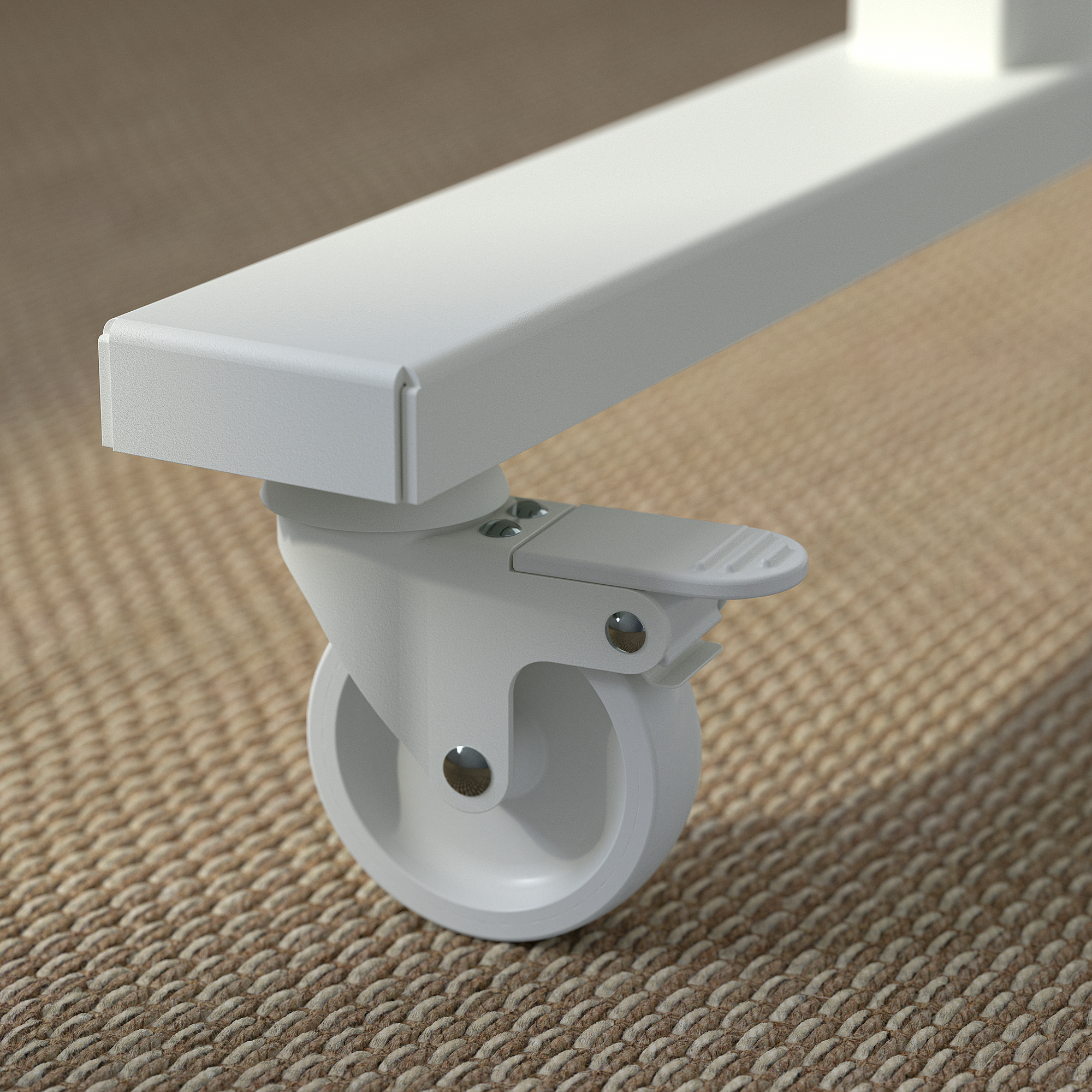 MITTZON foldable table with castors