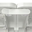 MITTZON foldable table with castors