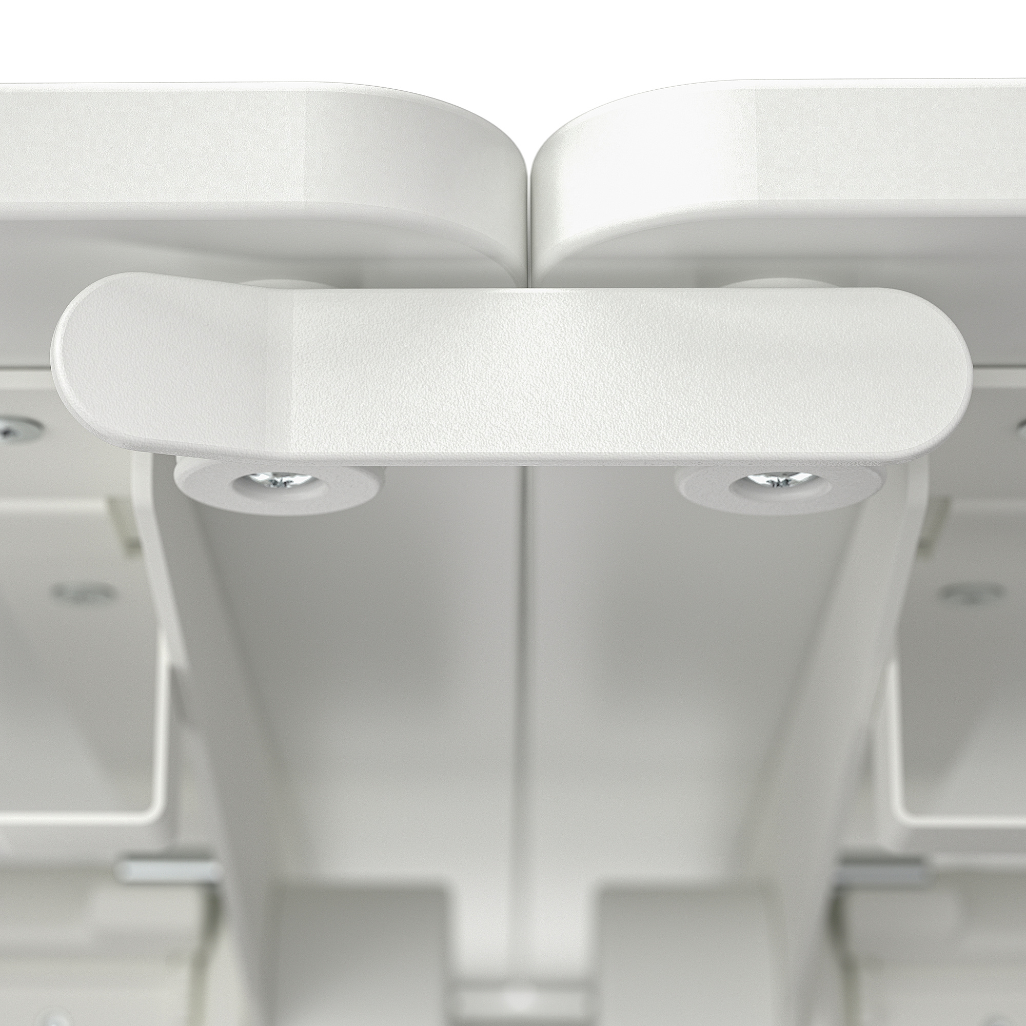 MITTZON foldable table with castors