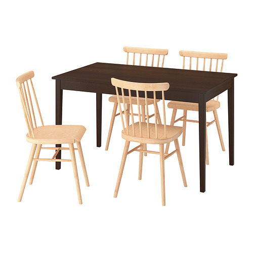 HÖGVED/NÄSINGE table and 4 chairs