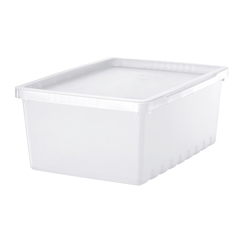 UPPSNOFSAD storage box with lid