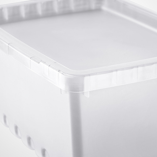 UPPSNOFSAD storage box with lid
