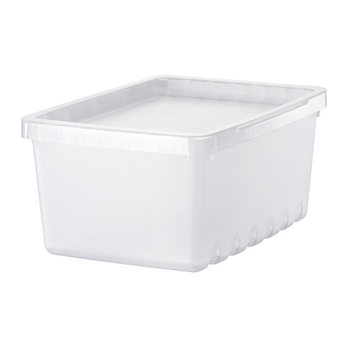 UPPSNOFSAD storage box with lid