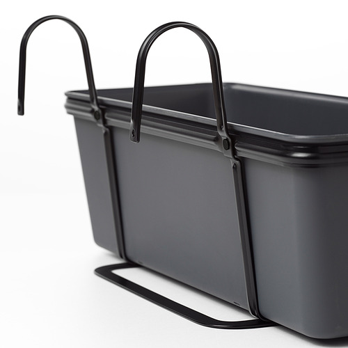 ROSENKÅL flower box with holder