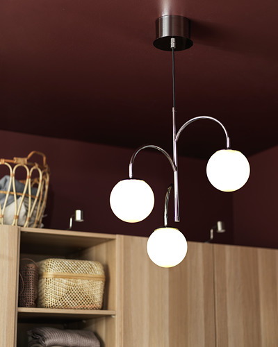 SIMRISHAMN pendant lamp, 3-armed