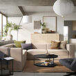 JÄTTEBO modular corner sofa, 6 seat