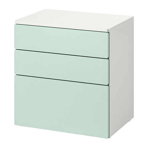 PLATSA/SMÅSTAD chest of 3 drawers