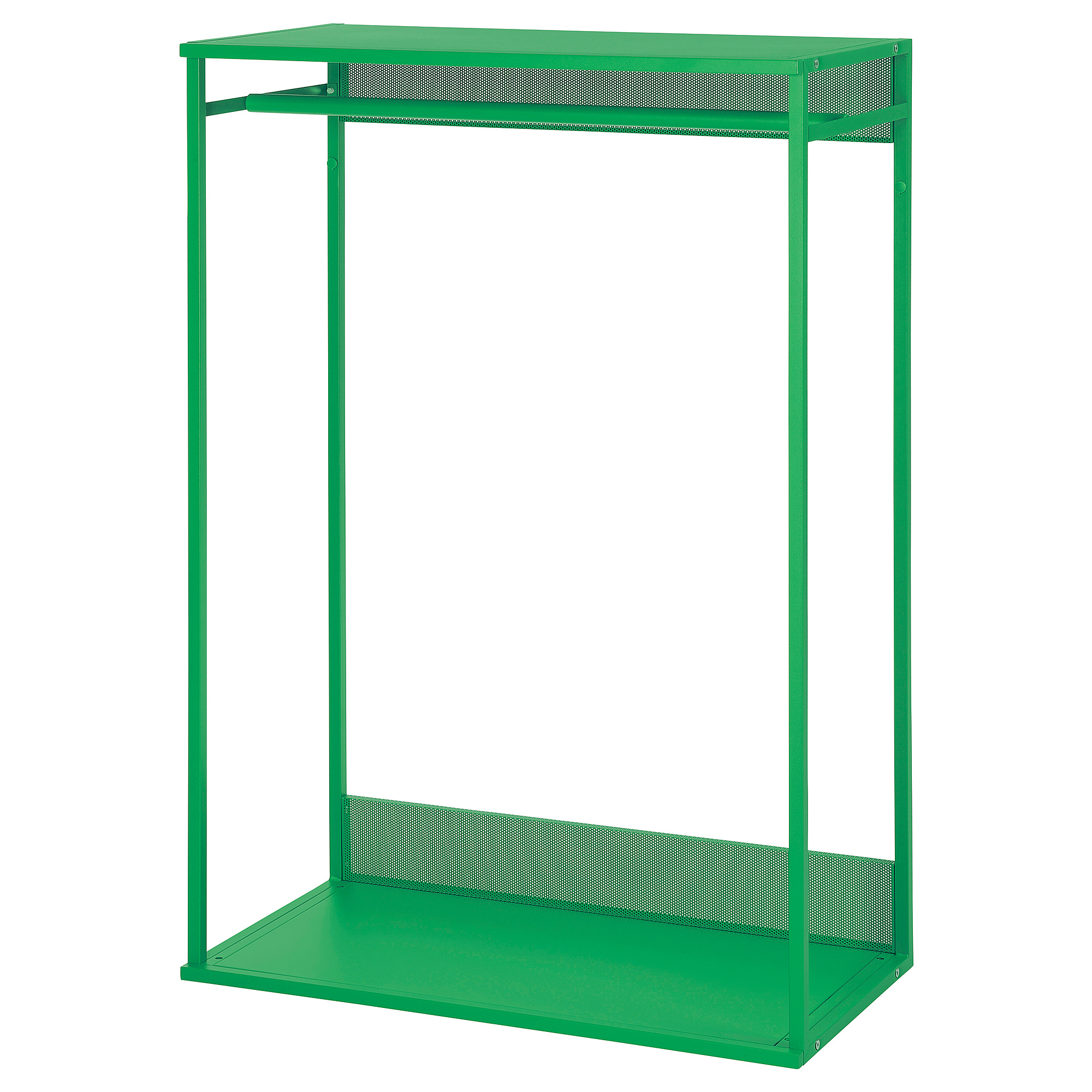 PLATSA - open clothes hanging unit, green, 80x40x120 cm | IKEA