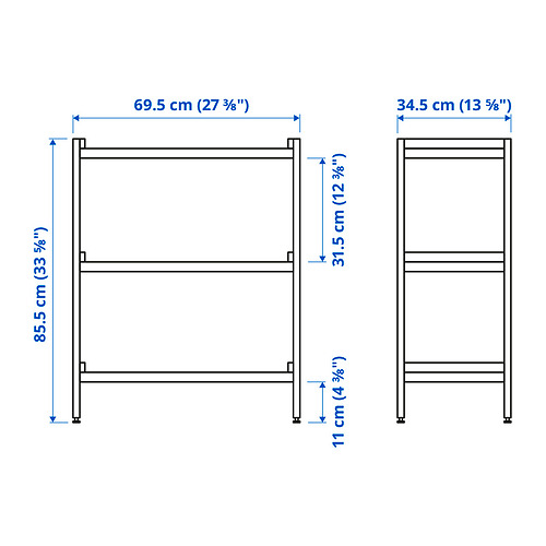 EKENABBEN open shelving unit