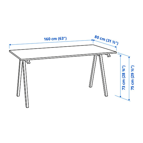 TROTTEN desk