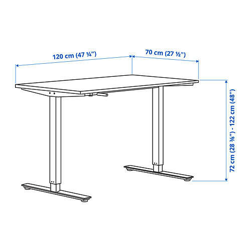 BESTÅ/LAPPVIKEN/TROTTEN/LIDKULLEN desk and storage combination