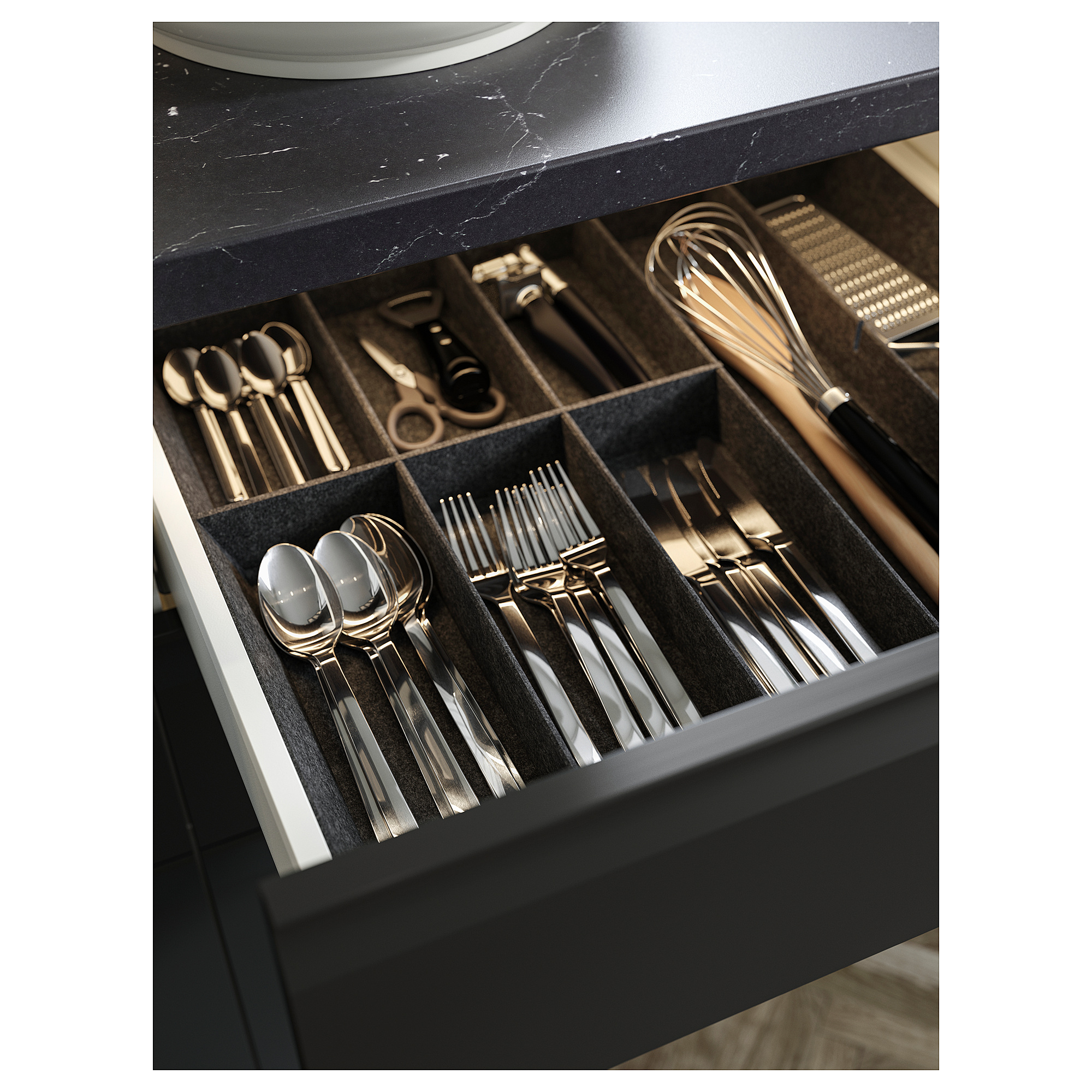 UPPDATERA adjustable organiser for drawer