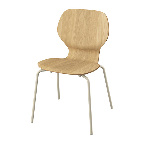 SKÅLSTA - 椅子, 橡木飾面/管狀金屬/淺灰米黃色 | IKEA 香港及澳門 - PE985706_S4