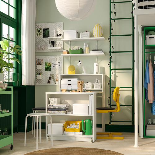 BILLY/BERGSHULT bookcase comb w foldable table