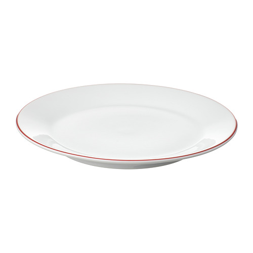 VINTERFINT - side plate, white/red, 20 cm | IKEA Hong Kong and Macau - PE985871_S4