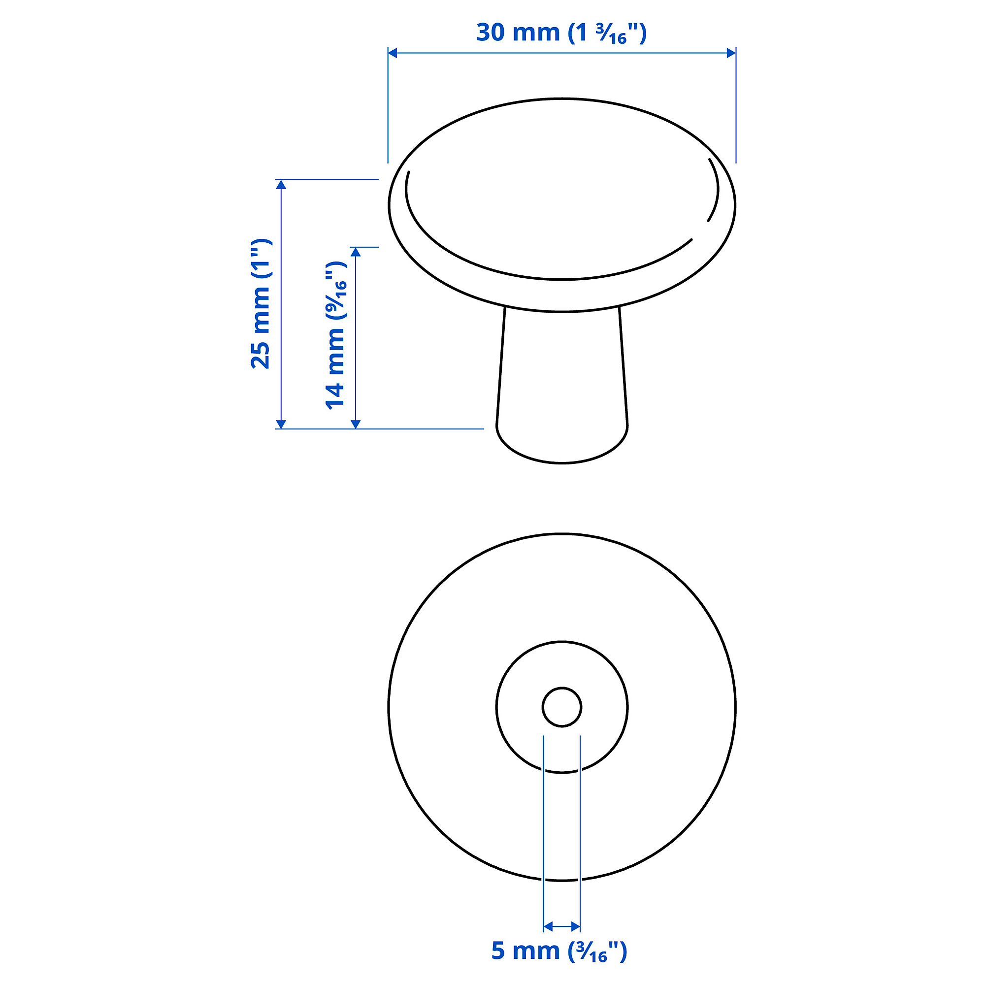 KALERUM knob