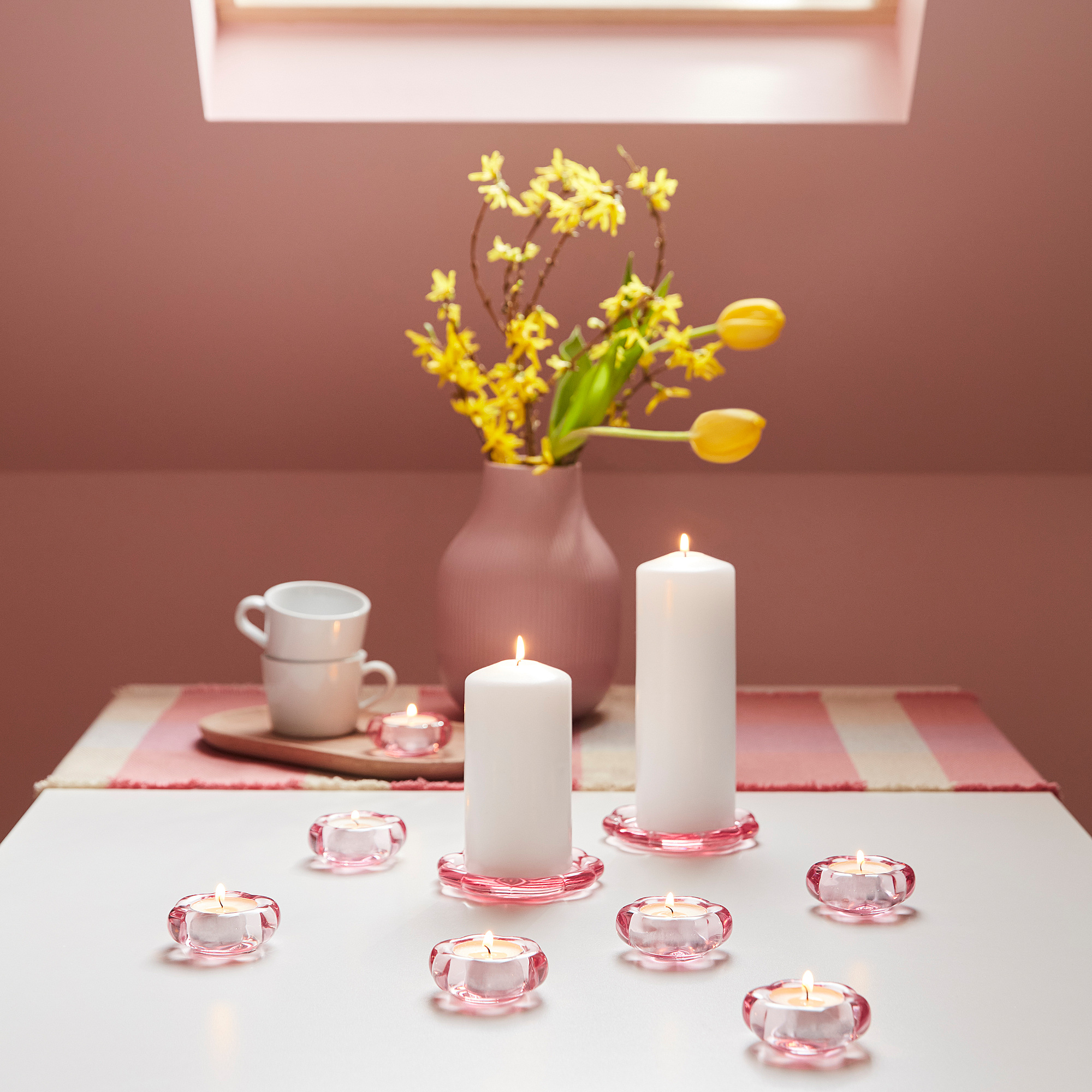 BLADFÅGEL candle dish