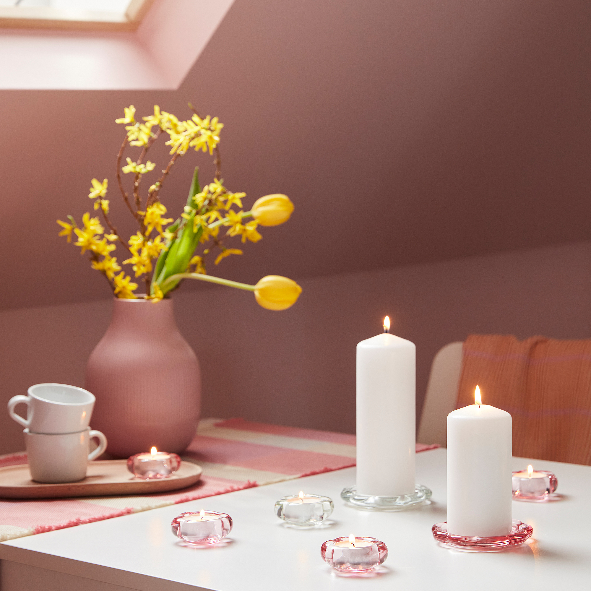 BLADFÅGEL candle dish