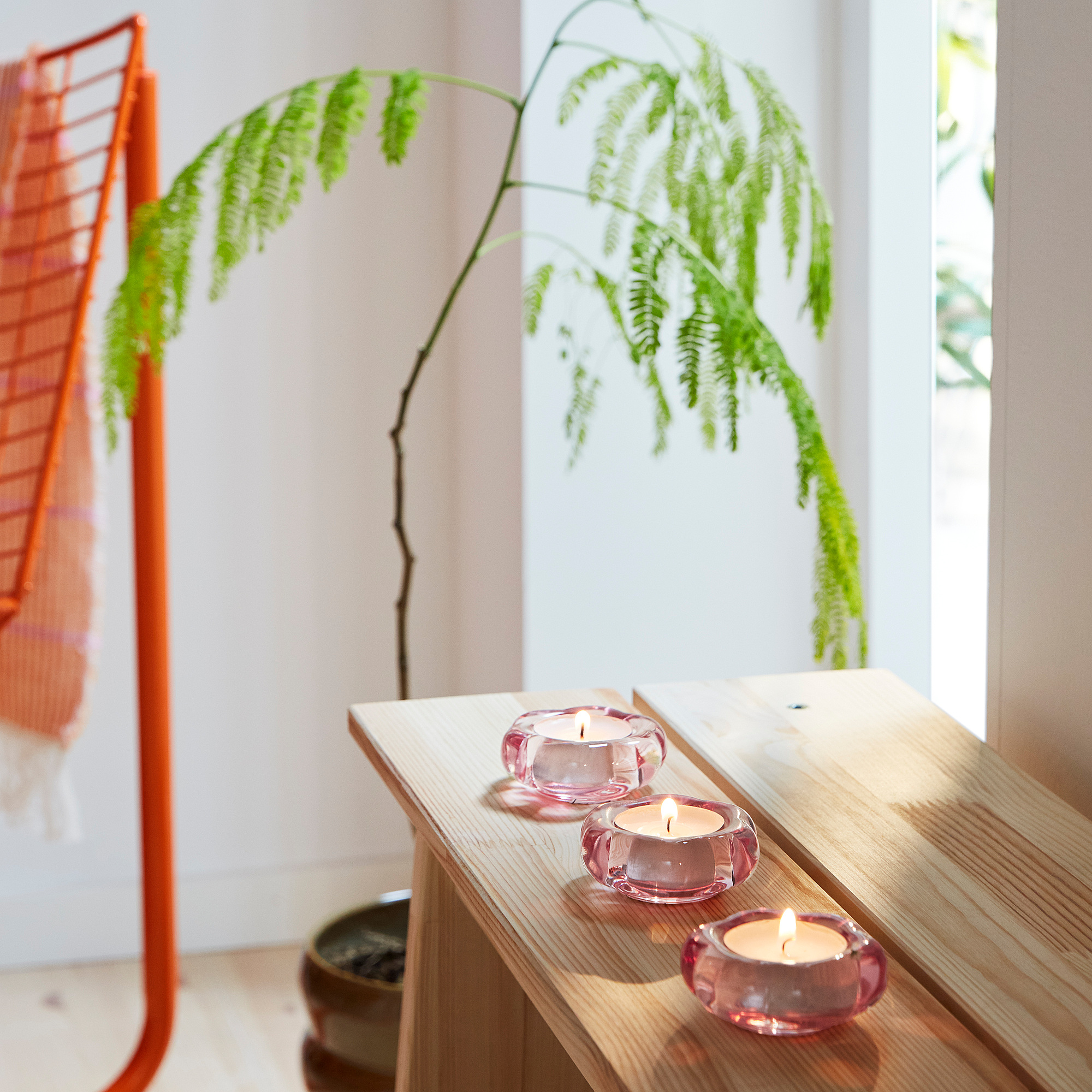 BLADFÅGEL tealight holder